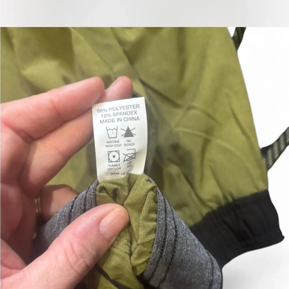 DIXON Premium Athletic‎ Shorts Olive Green Mens Size S Drawstring Elastic Waist
